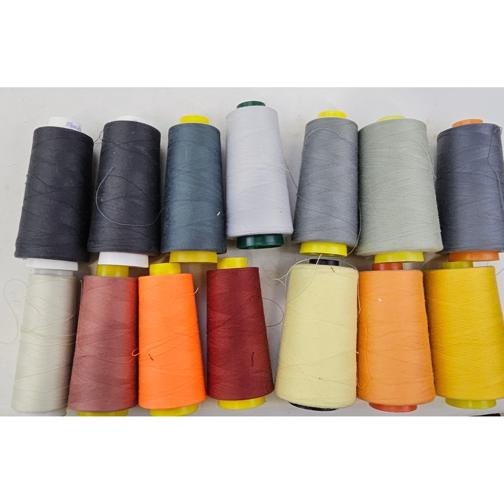 A&E Perma Core Excell Industrial Sewing Thread Lot 14 Spools Tex 24 27 Lot
